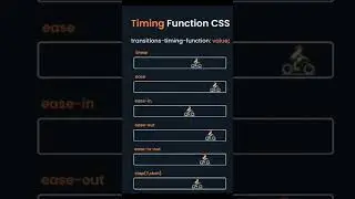 Timing Function in Css #css #learncss
