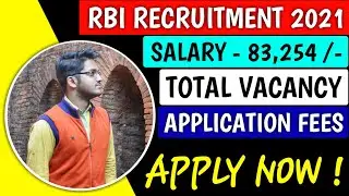 RBI RECRUITMENT 2021 | bank vacancy 2021 | central govt jobs | rbi group b | rbi jr engineer