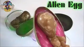 Alien Egg Toy with VERY Sticky Slime