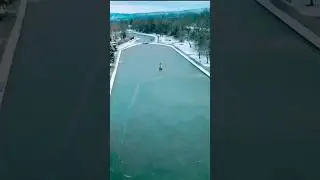 Frozen Italian Lake, Harrisburg,Pennsylvania