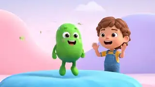 Fall Guys Tiny Bean Slipped Off the Rope | Funny Toddler Song | Kids Rhymes