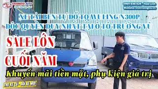 Xe ben nhỏ nhất thị trường hiện nay TQ WULING N300P độc quyền tại &Ocirc; T&ocirc; Trường Vũ 