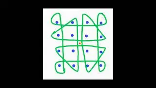 4 x 4 dots.. Simple Sikku Kolam tor beginners👌👍#simplekolam #dailyeary kadam