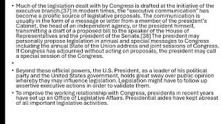 Powers and functions of US president 