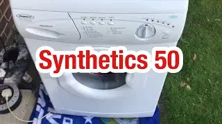 Hotpoint Aquarius wma30 washing machine || Synthetics 50