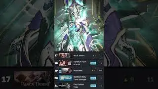 Warframe всё ещё на высоте! В топ-20 Steam!
