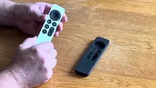 INSIGNIA APPLE TV remote cover first time removal , cleaning and reinstalling
