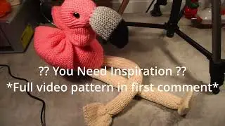 Do you Need inspiration ? Fernando The Flamingo knitting machine pattern