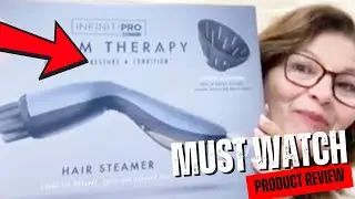 See Infiniti Pro Work Wavy Curly Conair Hair Steam Therapy Diffuser 30 Sec Heat Up Reshape/Volumize!