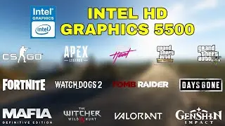 (i3-5005U) Intel HD Graphics 5500 Gaming Test ! 2022