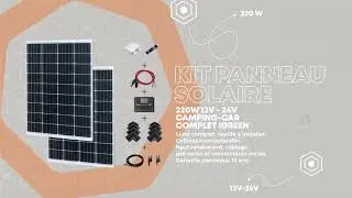 ASE Energy - Kit panneau solaire pour Van, Fourgon et Camping Car