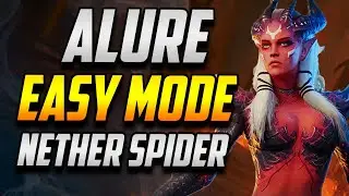 ALURE vs Nether Spider Floor 90 Hard Doom Tower EASY MODE | RAID SHADOW LEGENDS