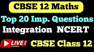 Integration Top 20 Questions from NCERT class 12 Part 2 @studypointpro