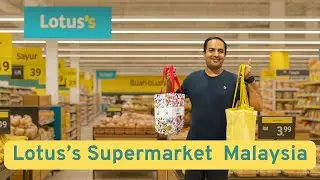 Lotus Supermarket Malaysia Tour | Price Comparison with Pakistan | Cost of Living in Malaysia