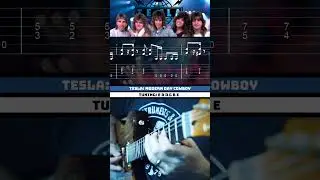 Modern Day Cowboy Tesla Guitar Riff w/Tab