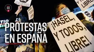 Protestas en Espa&ntilde;a por la detenci&oacute;n de Pablo Has&eacute;l  - El Espectador