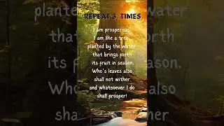 Biblical Prosperity Affirmation