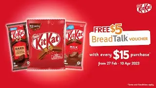 Enjoy A Rewarding Break, Enjoy KitKat&reg; & BreadTalk