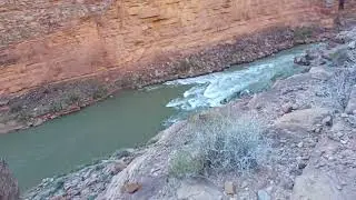 Fishtail / Tapeats cliff's Hayduke route river mile 138