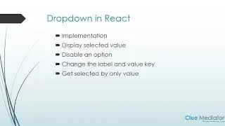 How to Create a Dropdown in React