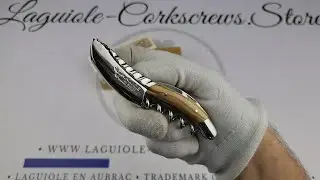 Twisted Laguiole Corkscrew Olive Wood By Laguiole en Aubrac