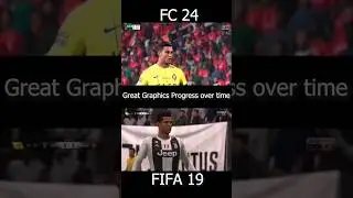 The Stunning Evolution of FIFA Graphics ( fifa 19 - fc24) #fc24