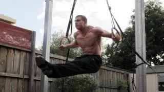 Wide L-Sit Ring Muscle Ups