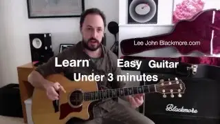 EASY GUITAR LESSON | SMOKE ON THE WATER | DEEP PURPLE | Super Easy Tutorial (no chords)