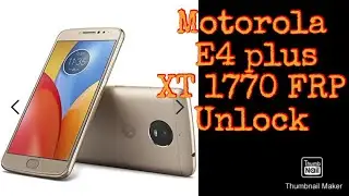 Motorola xt1770 frp unlock with MRT Crack