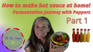 DIY How to make fermented hot sauce at home! | Fermentation Journey with Peppers Part 1