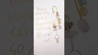 Another #jewelry #asmr #asmrsounds #handwriting #writing video! #earrings #fashion #la #crystals