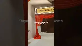 Bollywood theme birthday decoration @bangalore /Royal Decoratives Events