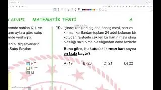 8. SINIF 2025 MEB BURSLULUK SINAVI MATEMATİK ÇÖZÜMLERİ        @bursluluk @ matematik @lgs #lgs