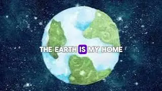 The earth is my home karaoke - lyrical video - sandy studio