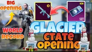 M416 Glacier opening ❄️  Big Glacier crate opening   Most lucky opening 😱