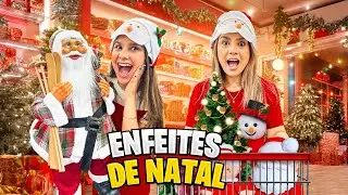 COMPRANDO ENFEITES DE NATAL *mostramos tudo
