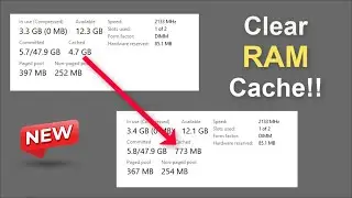 How To Clear RAM Cache in Windows 11/ 10 - Make Computer Faster - 2026 - New
