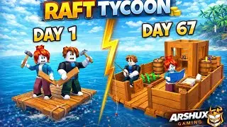 Day 1 Se Luxury Raft Tak! 😱🔥 Roblox Raft Tycoon Gameplay