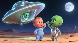 Baby Sees A UFO In Area 51 👽🛸 | Fun Space Adventure Song for Kids | Toddler Mystery Rhyme
