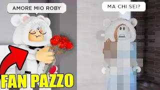 UN FAN PAZZO NON SMETTE DI SEGUIRMI SU BROOKHAVEN ROBLOX!