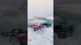 73 RC cars in Russian winter #rc #rccars #antigravityrc #rccrawler #rctruck #rctrophy