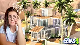 Modern Curved Wall Home in The Sims 4 - noCC - Speed Build