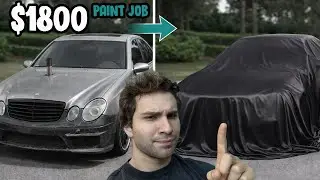 I got the cheapest paint job possible on my Diesel Mercedes! ($1800 Econo Paint Job Review)