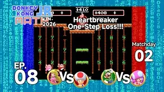 BCG Donkey Kong Jr. Math 2026 EP 08 MD 02 - Peach VS Toad , Luigi VS Toadette
