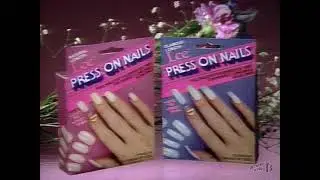 Lee Press-On Nails Commercial 1986