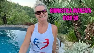 Lezione avanzata di ginnastica con la sedia , over 50. Un corpo bello.