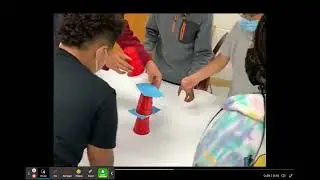 Team Building Cup Drop Challenge