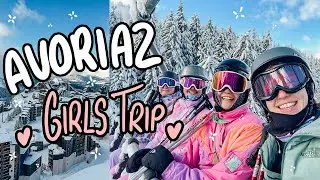 Skiing, Snow, and Apr&egrave;s-Ski in Avoriaz | Girls Trip Vlog ❄️🎀 Vector Motion