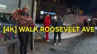 Experience 4K Virtual Walk Roosevelt Ave #viral #video #youtube #corona #train #travel #explore  