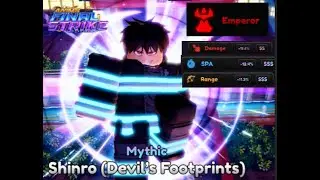 Showcaseing  my emperor shinra for from fire force upd in AFS